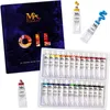 MozArt Supplies Premium Ölfarben-Set 24 Farben 12 ml je Produktbild-Vorschau 1