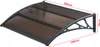 Vordach ’Mellerud’ Polycarbonat 100 x 100 cm Schwarz/Braun Produktbild-Vorschau 3