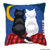 Vervaco KK668 Stickkissen Motiv Katzen Produktbild-Vorschau 2