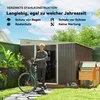 Outsunny 8,9 ㎡ Gerätehaus Stahl-Geräteschuppen mit Produktbild-Vorschau 5
