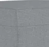 vidaXL Fußhocker Hellgrau 70x55x41 cm Stoff Produktbild-Vorschau 5