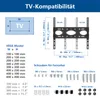 RFIVER Rollbar TV Rollwagen Fernsehständer für 27-70 Zoll Produktbild-Vorschau 4