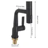 A black kitchen faucet with measurement indicators. Náhled obrázku produktu
