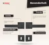 DOMINO Türgriff Drückergarnitur BB-Buntbart Set | mit Produktbild-Vorschau 7