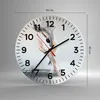 Wanduhr - Rund - Glasuhr - Tanz Frau Ballerina - 40x40cm - Produktbild-Vorschau 3