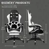 Herní židle Puluomis s podnožkou, kancelářská židle, křeslo Náhled obrázku produktu 3