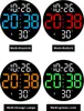 OKWISH Wanduhren Minimalistische, Multifunktionale Wanduhr, Produktbild-Vorschau 2