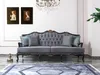 Sofa Sofagarnitur Couch Stoffsofa Polstersofa Grau Produktbild-Vorschau 1