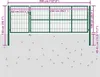 vidaXL Gartentor mit Pfosten 350x100 cm Stahl Grün Produktbild-Vorschau 4