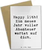 Mr. & Mrs. Panda Klappkarte Spruch 19. Geburtstag Abenteuer Produktbild-Vorschau 1