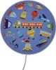 Kleine LED Wandlampe Kinderzimmer, Motiv Fahrzeuge, mit Produktbild-Vorschau 4