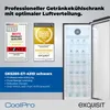 Exquisit Glastürkühlschrank, 280l Getränkekühlschrank mit Produktbild-Vorschau 2