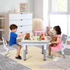Faziango Kindertisch mit 2 Stühlen grau, Höhenverstellbare Produktbild-Vorschau 7