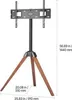 VEVOR Rollender TV-Ständer, Mobiler TV-Wagen für 35-100 Produktbild-Vorschau 7