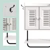 Relaxdays Hängeschrank, Handtuchhalter, 2 Doppelhaken, 2 Produktbild-Vorschau 5