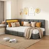 Lit pour enfant INONEFT, 90 x 200 cm, lit simple, lit en Voir les images du produit 2