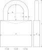 ABUS Zahlenschloss 180IB/50HB63 - Vorhängeschloss mit hohem Produktbild-Vorschau 3