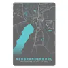 MuchoWow® Mauspad Mousepad Deutschland - Blau - Produktbild-Vorschau 1
