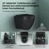 Mai & Mai Hänge WC schwarz matt mit Softclose Sitz  | Wand Produktbild-Vorschau 6