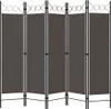 vidaXL Set di 5 divisori per ambienti, antracite, 200 x 180 Anteprima dell’immagine prodotto 1