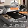MODFU Lit coffre 140x200 avec 3 tiroirs et ouverture Voir les images du produit 5