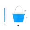 Secchio pieghevole NILS Camp NC1731 blu 10 l Anteprima dell’immagine prodotto 5