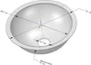 Edelstahl Campingspüle Rundspüle Y30 30 cm Einbauspüle Produktbild-Vorschau 4
