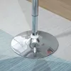 HOMCOM Bartisch Höhenverstellbarer Runder Esstisch Weiß Ø61 Produktbild-Vorschau 8
