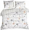 Eurofirany weiß Bettwäsche 140x200 Blumen + 1x Kissenbezug Produktbild-Vorschau 6