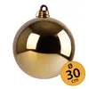 Christbaumkugel Weihnachtskugel Gold ⌀ 30 cm Baumschmuck Produktbild-Vorschau 1