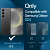 Gehärtete Glas Hülle Samsung Galaxy S24 5G Schwarz Produktbild-Vorschau 2