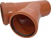 KG T-Stück DN 110/45° PVC-U Verbinder | mit Dichtung | für Produktbild-Vorschau 5