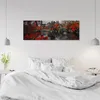 Leinwandbild Japanischer Garten 120x40 Feeby Rot bild für Produktbild-Vorschau 3