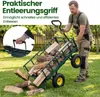 COSTWAY Bollerwagen, Gartenwagen Metall, bis 410 kg, Produktbild-Vorschau 7