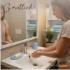 Badset 6-teilig, Badezimmer Zubehörset, Badaccessoires Blau Produktbild-Vorschau 4