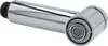 A chrome-plated shower head with a threaded connection on a white background. Produktbild-Vorschau