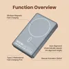 ZELURXX Bezprzewodowy powerbank magnetyczny, 10000 mAh, z Podgląd zdjęcia produktu 9