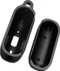 Two halves of a black protective case for Apple AirPods Pro. Produktbild-Vorschau
