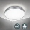 B.K.Licht LED Deckenleuchte Silber/Titan rund Ø29cm 15W Produktbild-Vorschau 2