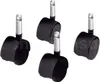 Hailo ruote 1580001 set 4 pezzi Big Box nere girevoli 360° Anteprima dell’immagine prodotto 1