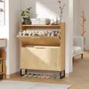 FCH Schuhschrank, Schuhregal, 2 Kippeimer, Gittertür, Produktbild-Vorschau 1