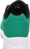 The back view of a green sneaker with a white sole. Produktbild-Vorschau