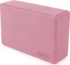 A pink yoga block is shown from a slight angle on a white background. Náhled obrázku produktu