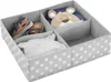 Aufbewahrungsbox Punkte 5er Set mDesign Stoffbox mit Produktbild-Vorschau 7