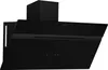 A black kitchen range hood is shown against a white background. Náhled obrázku produktu