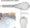 6 Zoll Kleiner Schneebesen Mini Edelstahl Rührbesen zum Produktbild-Vorschau 3