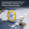Extralink Kabelzieher Fiberglas Einziehband 6mm 200m Gelb Produktbild-Vorschau 6