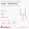 STEIGNER Duschtürdichtung gebogen UK18 40 cm (1 Stk.) Produktbild-Vorschau 2