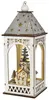 Dřevěná lucerna s LED osvětlením 29x11 cm Náhled obrázku produktu 1