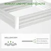 Outsunny Hochbeet aus verzinktem Stahl Gartenbeet Produktbild-Vorschau 5